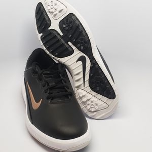 NIKE Vapor Golf Shoes Black/White/Bronze Wm's 7.5